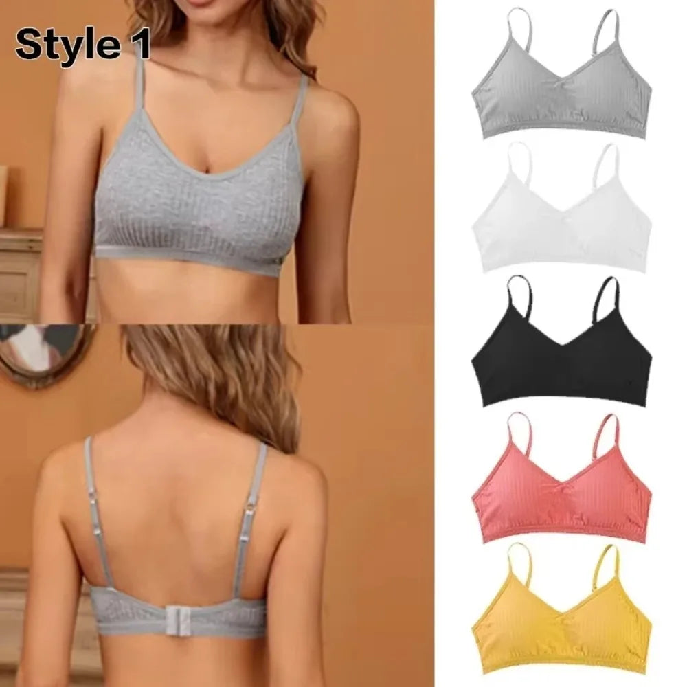 Open Back Tank Top Brassiere Comfortable Seamless Sexy Push Up Bra Tube Top Sleep Tops Intimate Underwear Women Bra Lingerie